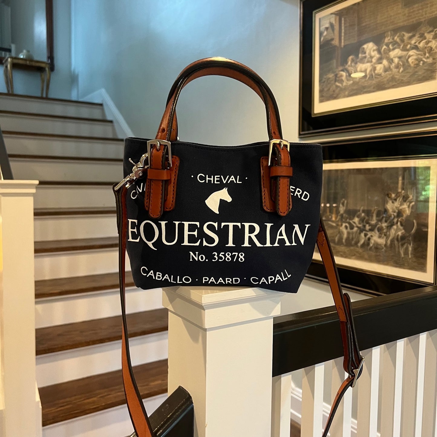 Equestrian Racing Mini Tote