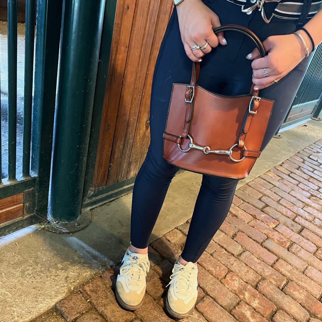 MacKenzie Cob Snaffle Bit Handbag With Matching Crossbody Strap