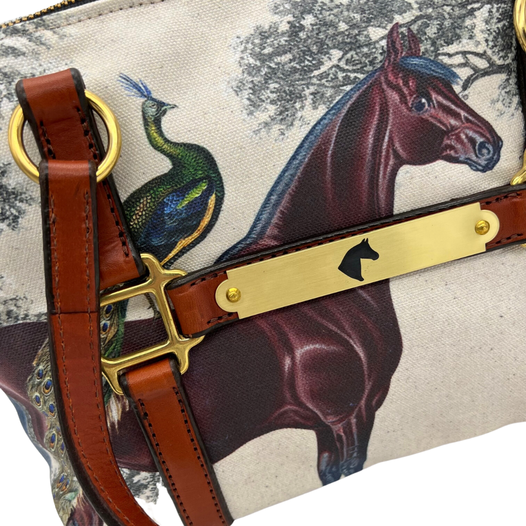 Stable Satchel in Bay Peacock