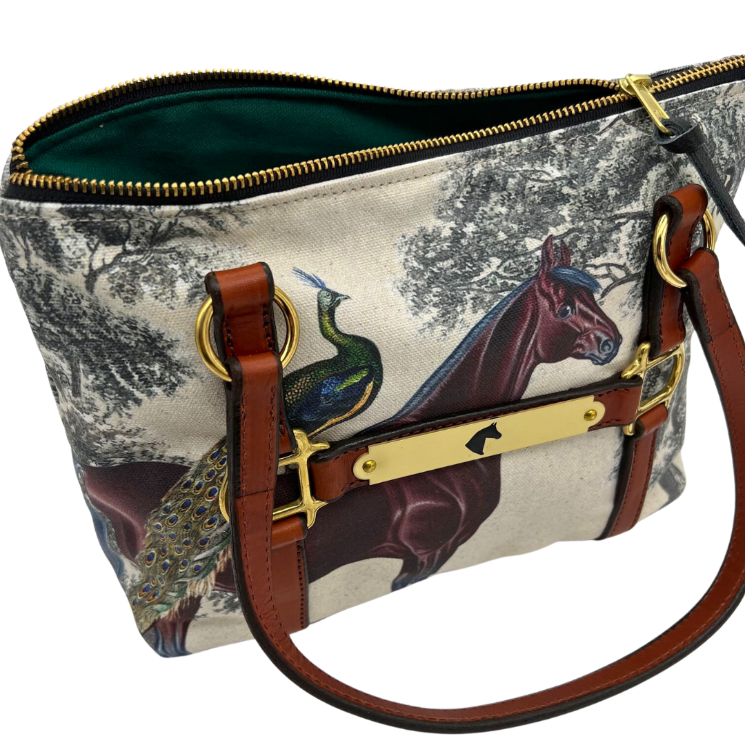 Stable Satchel in Bay Peacock