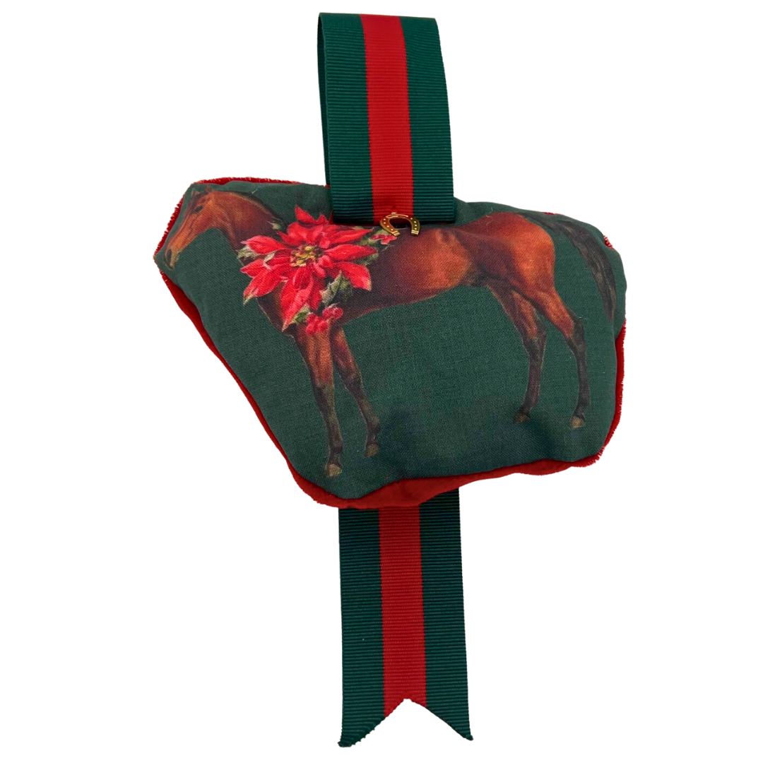 The Style of the Sporting Life™ Poinsettia Bay Horse Ornament - Limited Edition