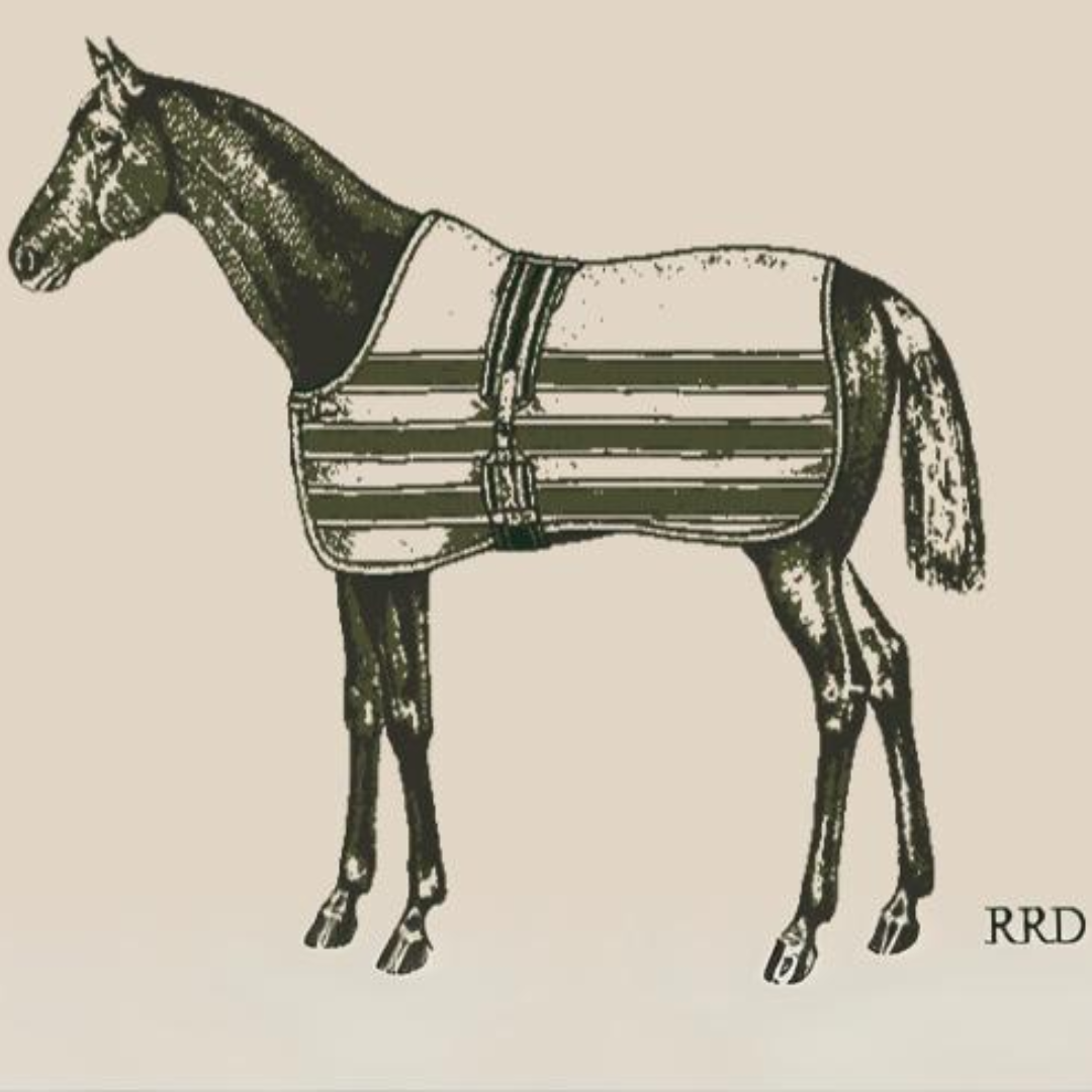 Rebecca Ray Lilly Horse Throw Blanket- Limited Edition