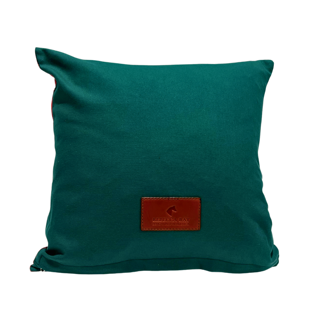 The Style of the Sporting Life™ Tartan Horses Pillow