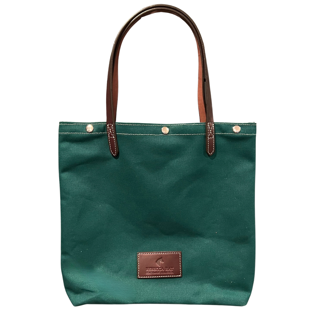 Rebecca Ray Simple Tote in Poinsettia Horses