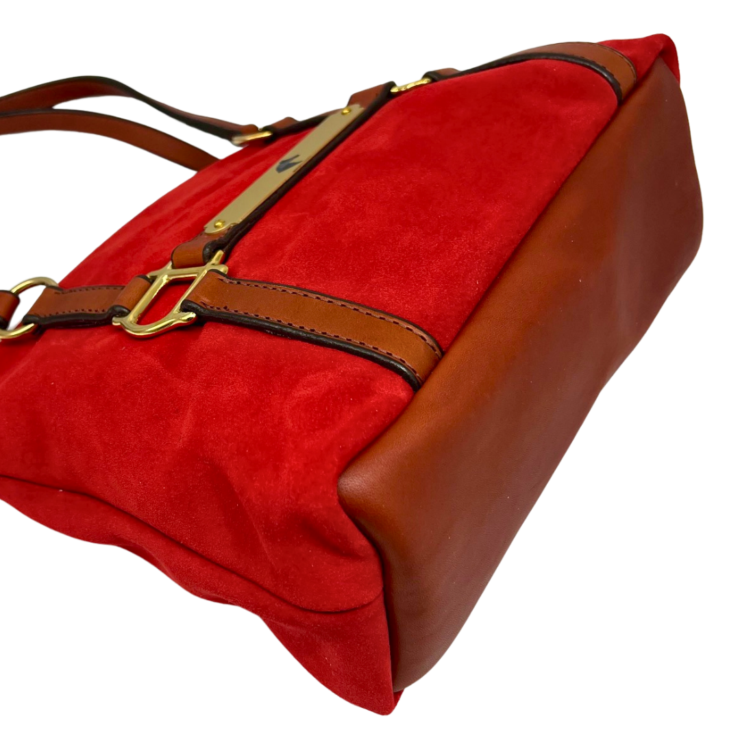Stable Satchel in Suede
