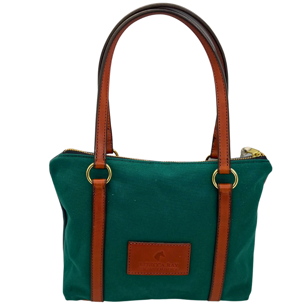 Stable Satchel in Tartan Horses
