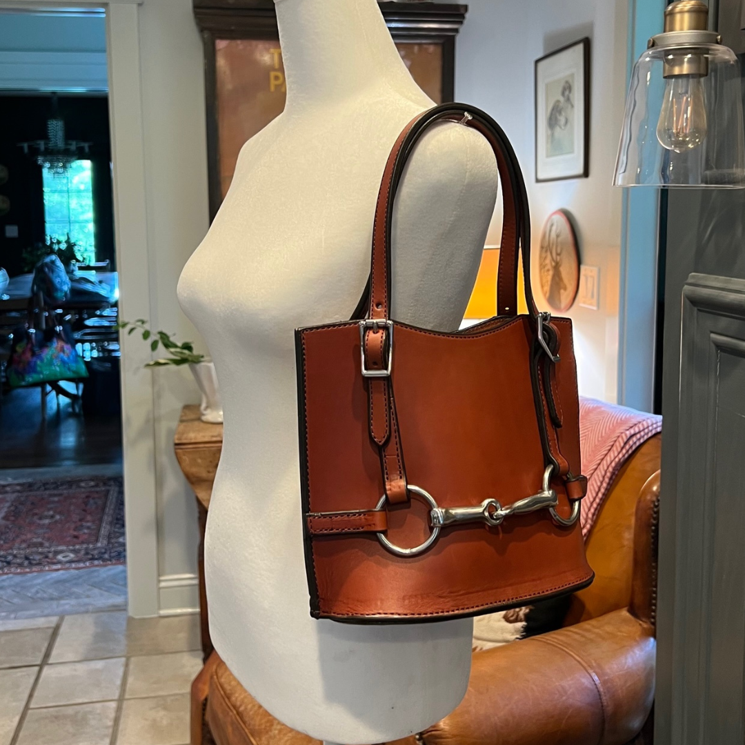 MacKenzie Cob Snaffle Bit Handbag With Matching Crossbody Strap