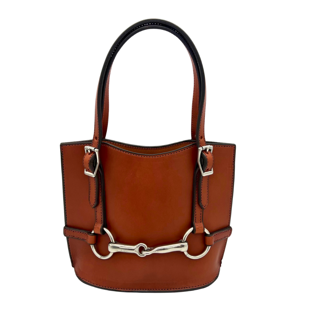 MacKenzie Cob Snaffle Bit Handbag With Matching Crossbody Strap