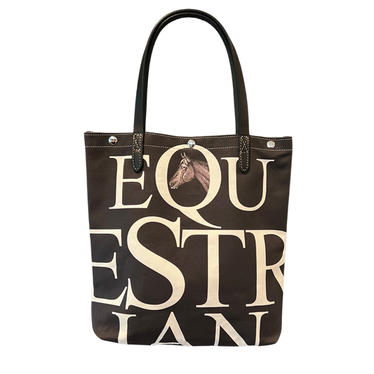 Simple Tote in Equestrian Lilly Horse