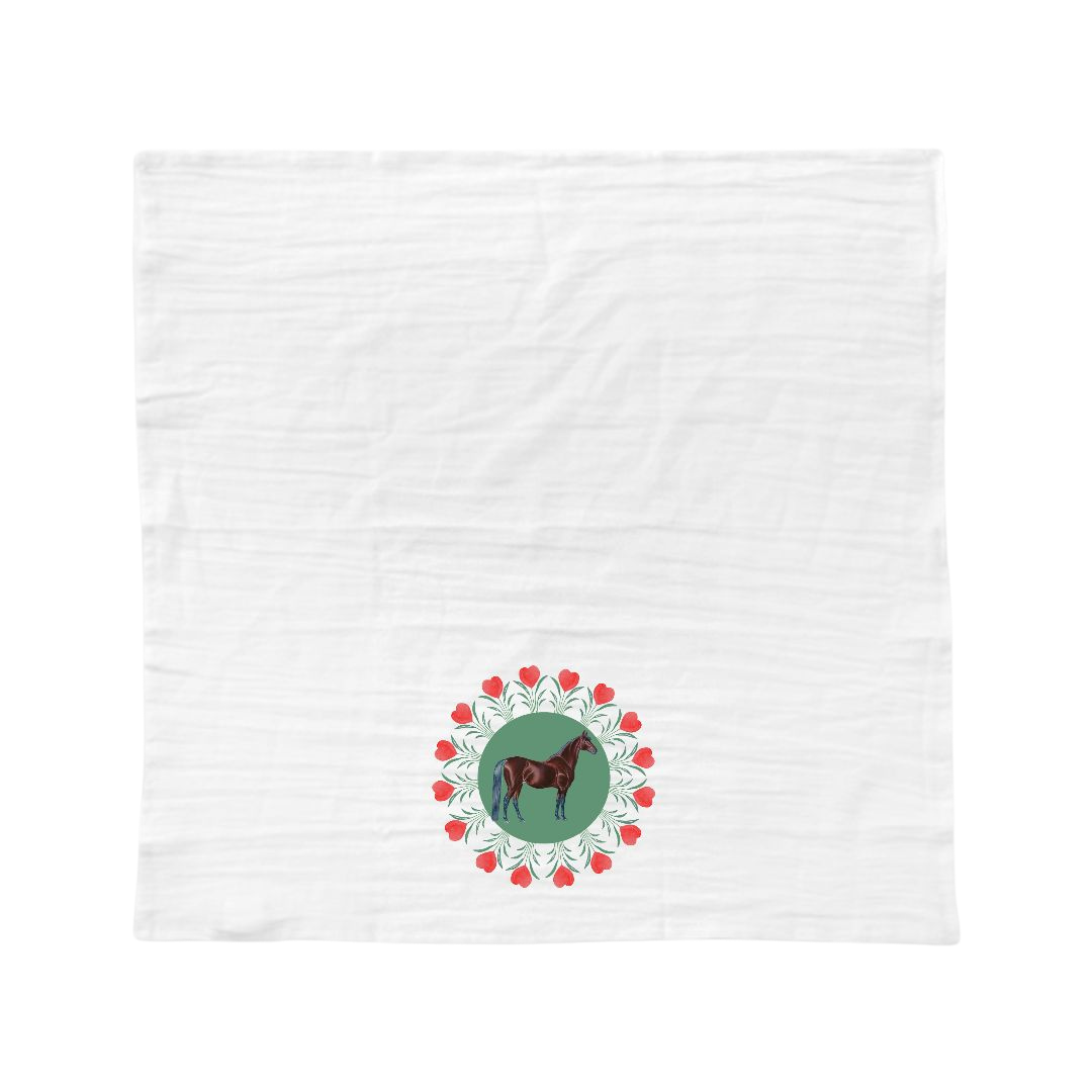 The Style of the Sporting Life™ Equine Love Blossoms Tea Towel - Set of 2