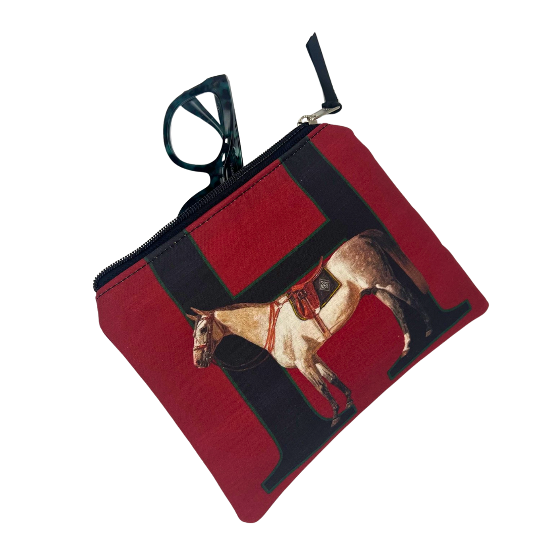 Dapple Grey Horse Small Pouch