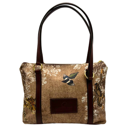 Stable Satchel in Sepia Bay Peacock
