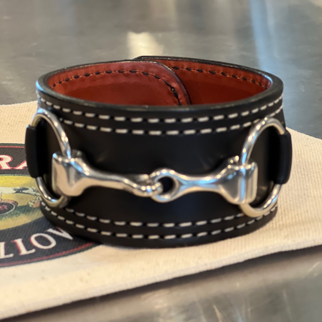 Snaffle Cuff Bridle Leather Bracelet