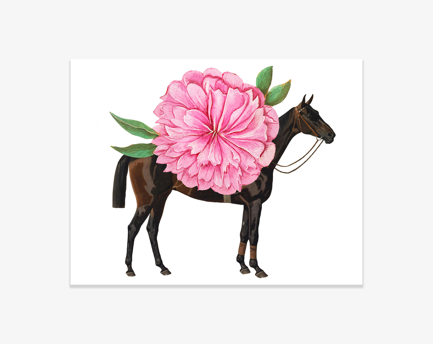 Personalized Chelsea Horse Flat Notecards