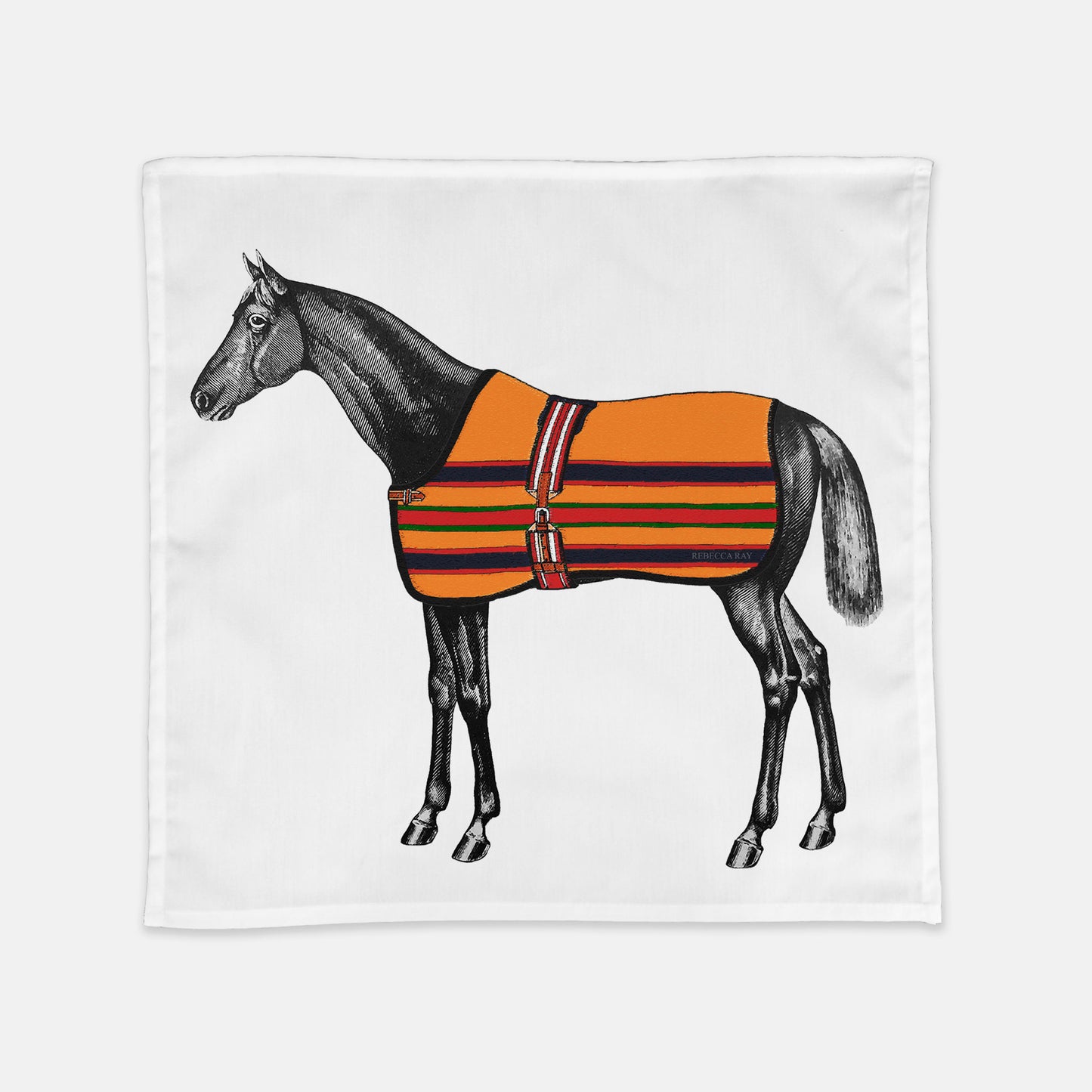 The Style of the Sporting Life™ Lilly Horse Napkin Set- 4 color options
