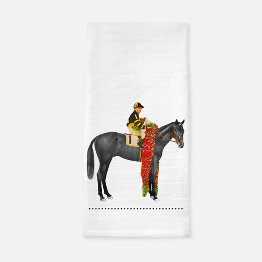 The Style of the Sporting Life™ Race Day Roses Tea Towel - Set of 2
