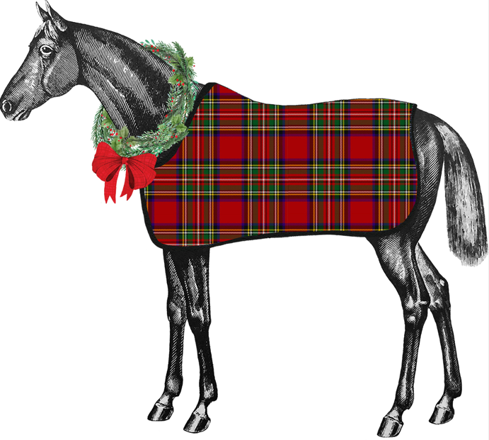 Holiday Lilly Horse Mug