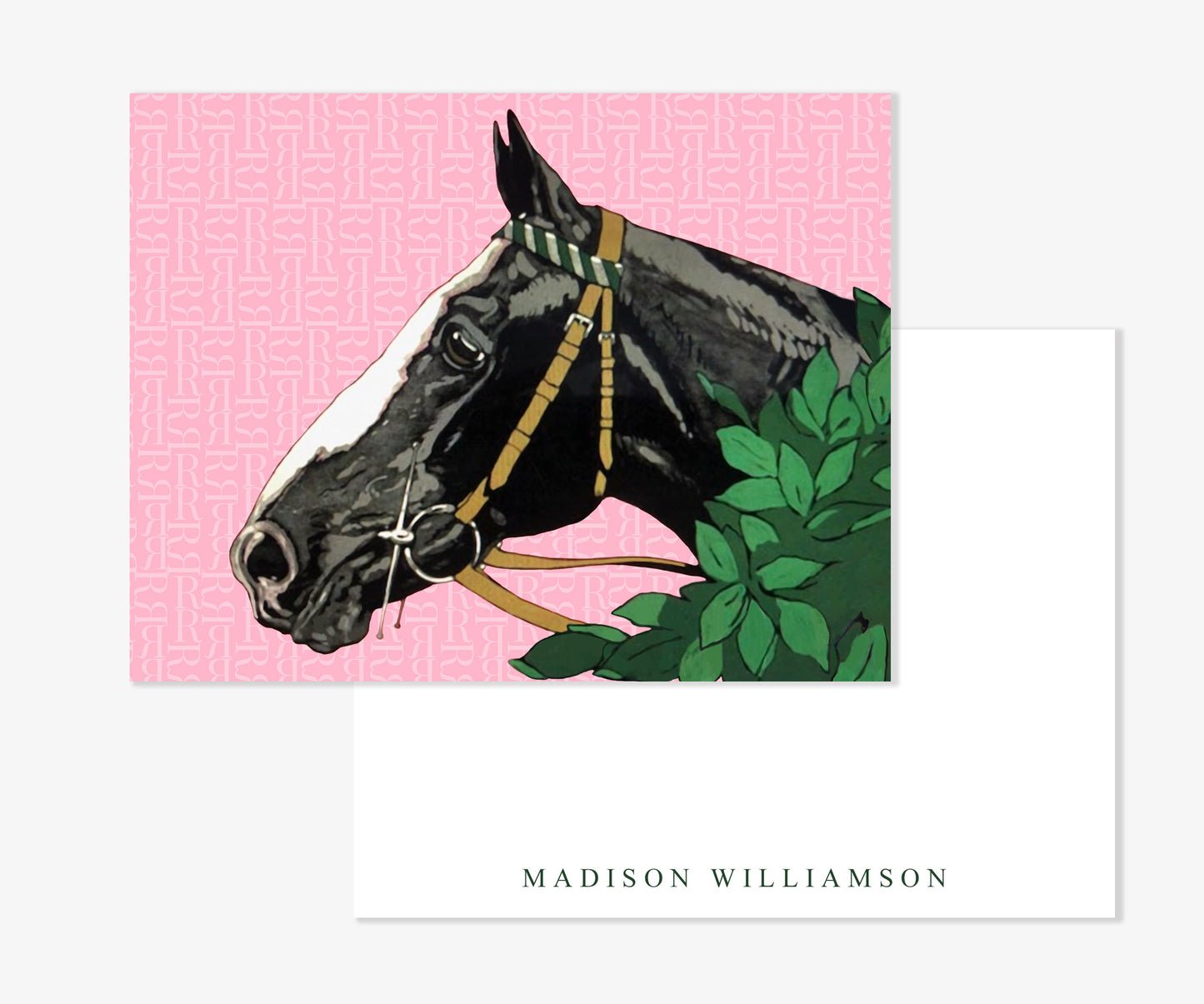 The Style of the Sporting Life™ Personalized Beacon Horse Correspondence Cards