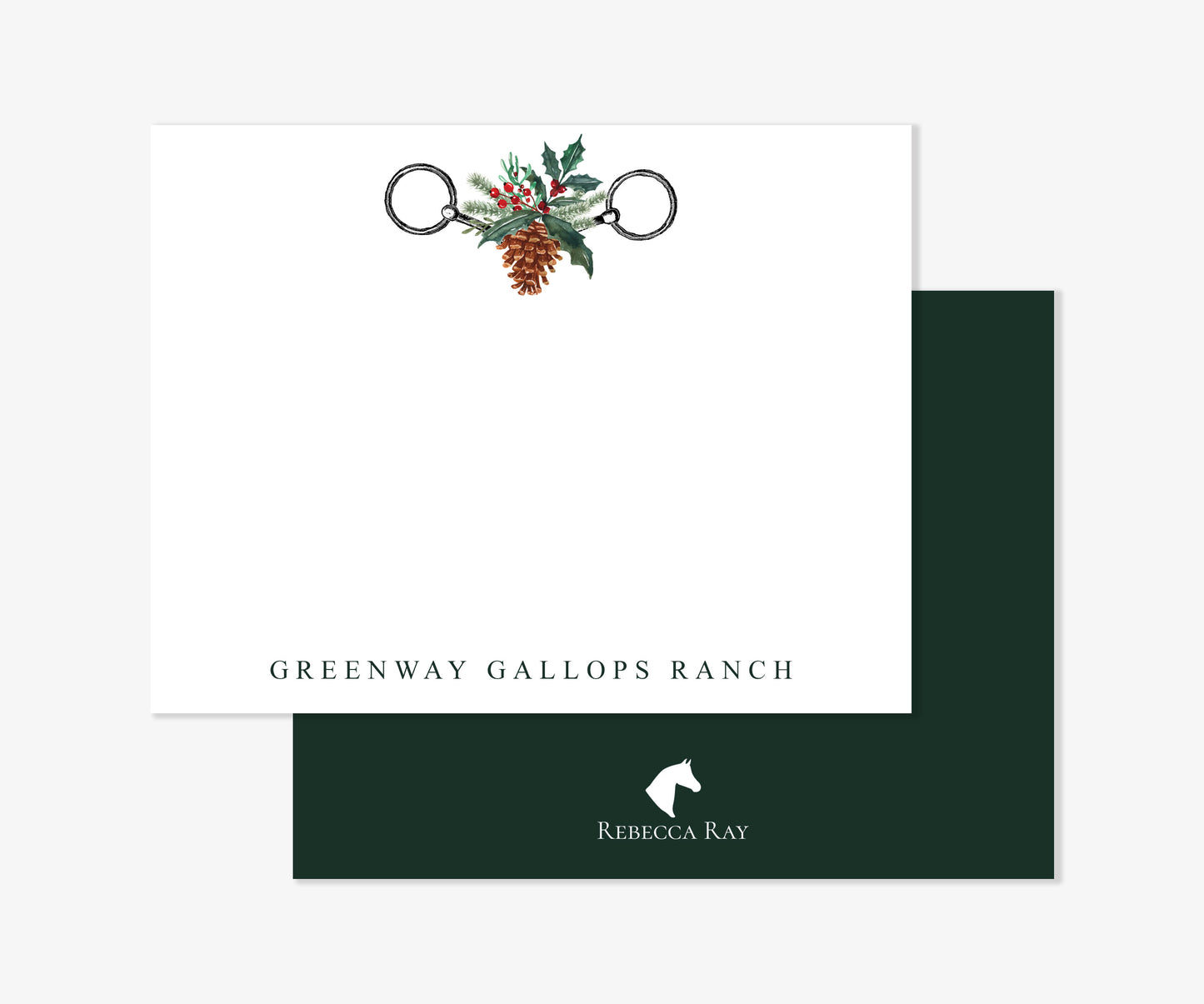 The Style of the Sporting Life™ Personalized Holiday Correspondence Cards - 11 Options