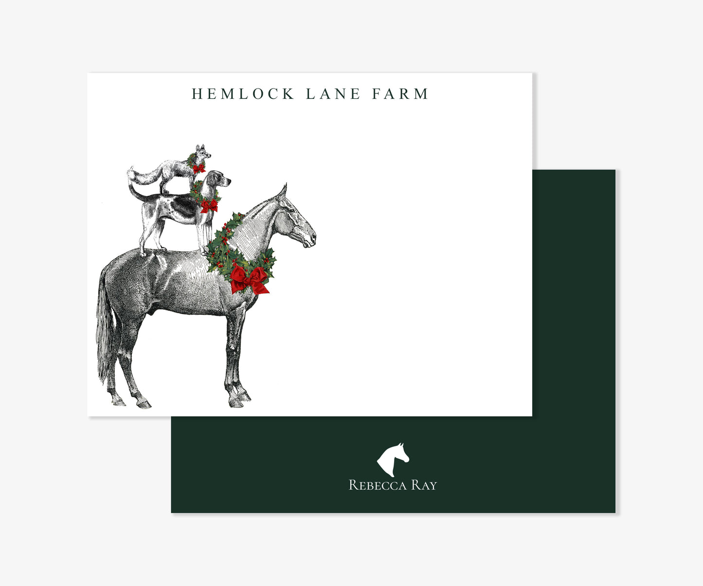 The Style of the Sporting Life™ Personalized Holiday Correspondence Cards - 11 Options