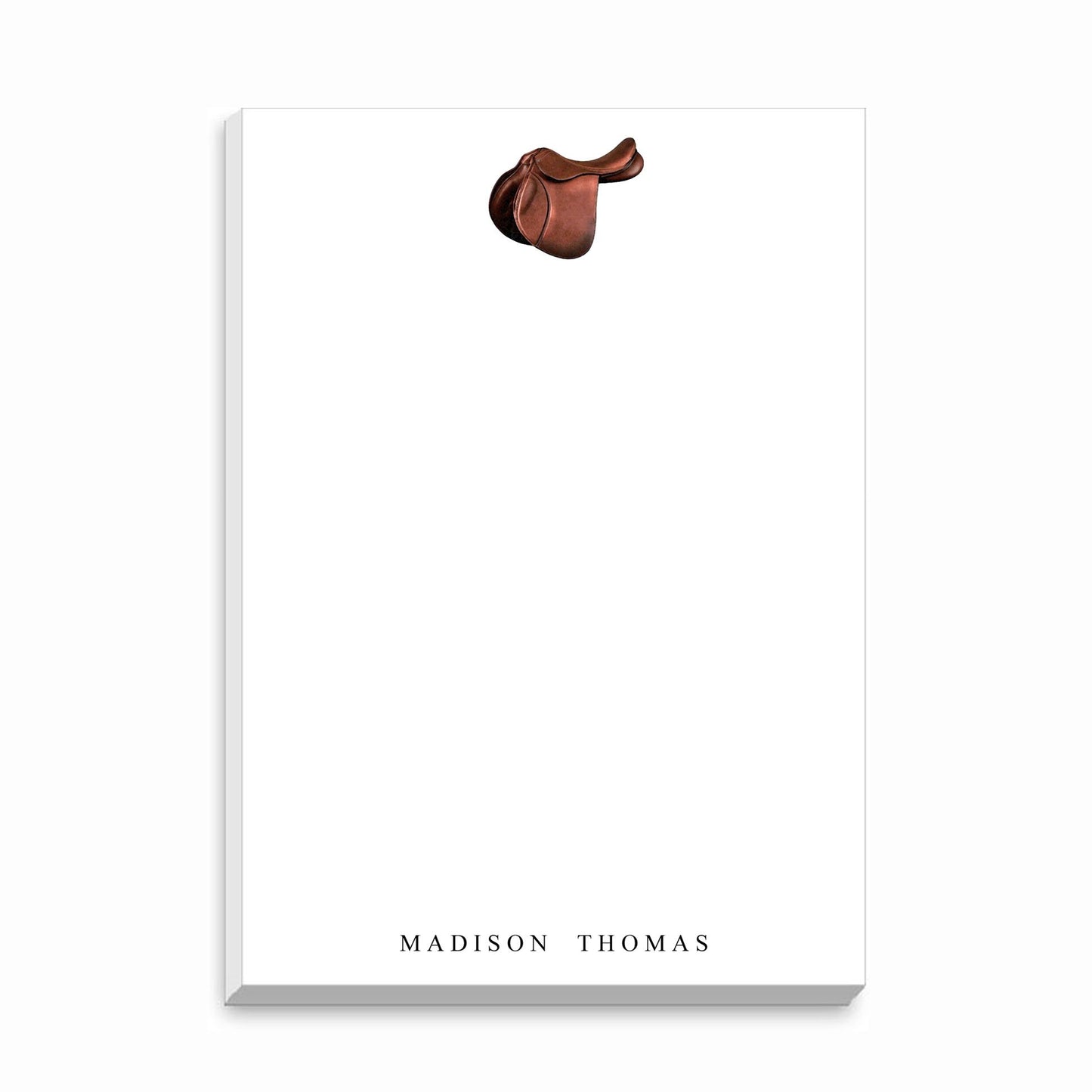 The Style of the Sporting Life™ Personalized Color English Saddle Notepad