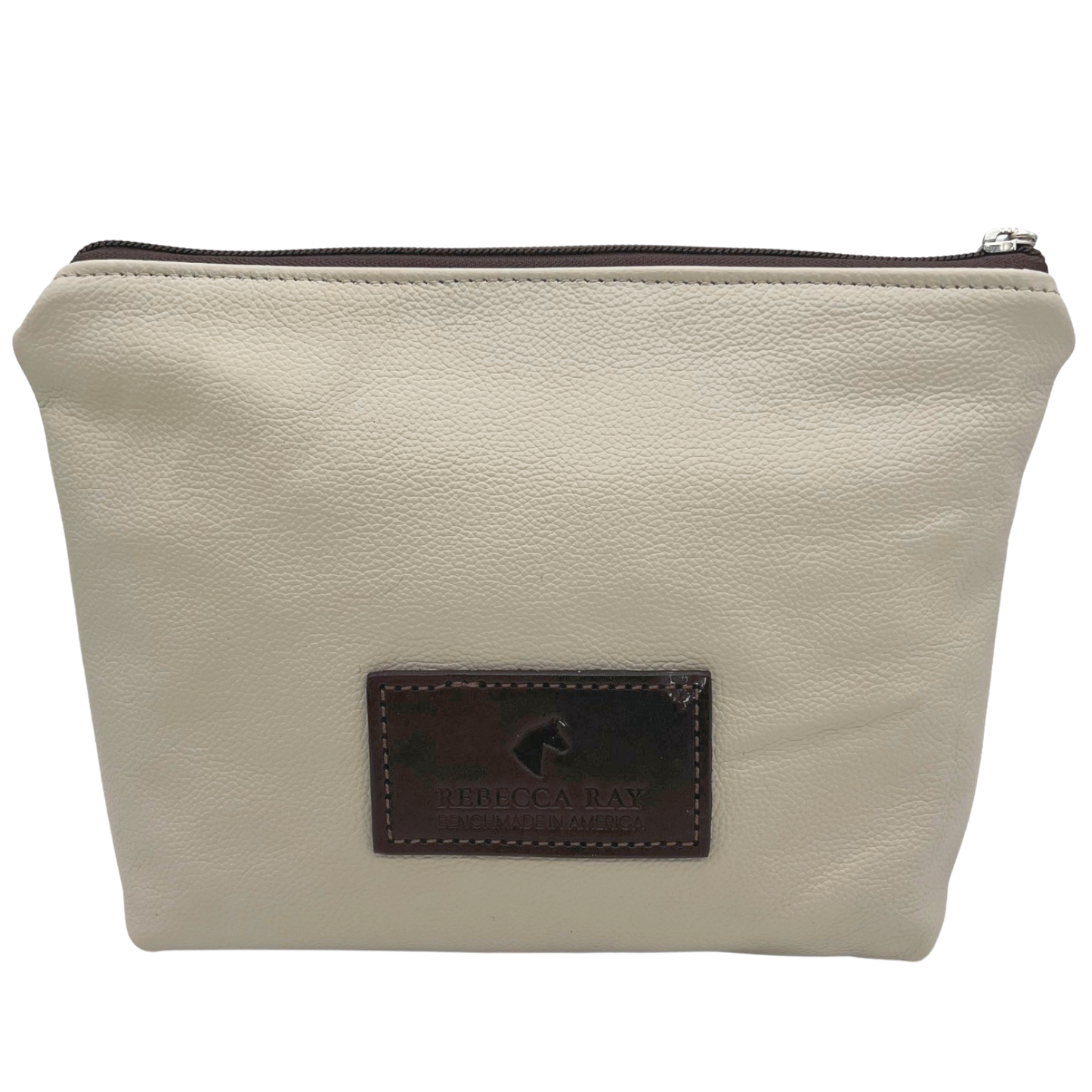 Sire Bone Pebble Leather Pouch