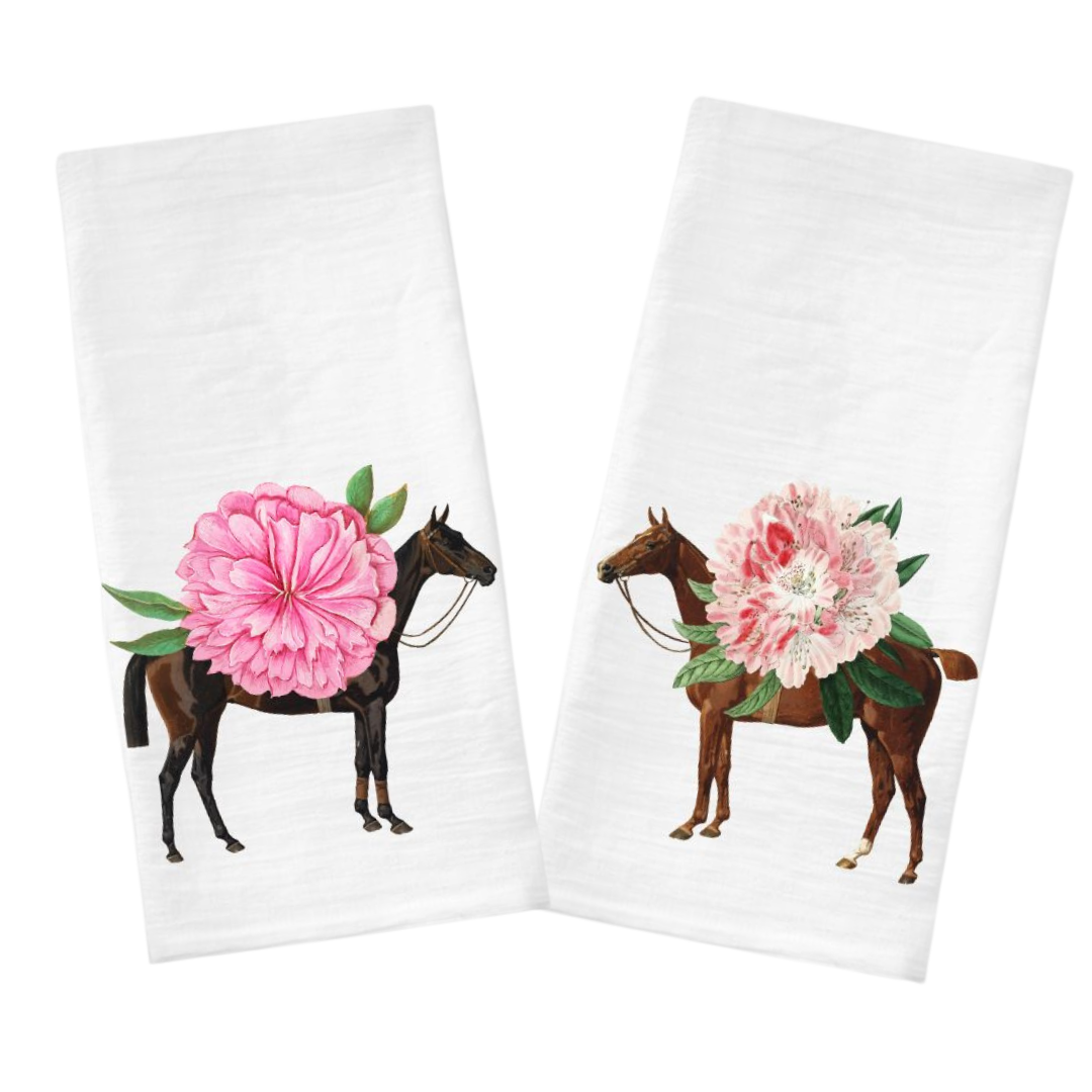 The Style of the Sporting Life™ Chelsea Horse Tea Towel - Set of 2