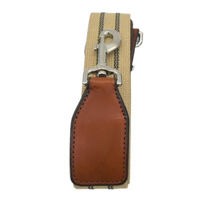 Webbing and Bridle Leather Shoulder Bag Strap