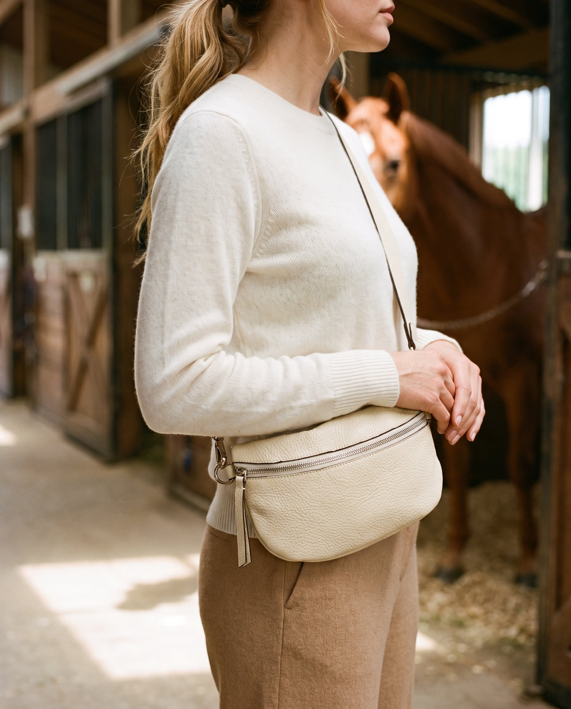 Alysse Sling Bag - Parchment