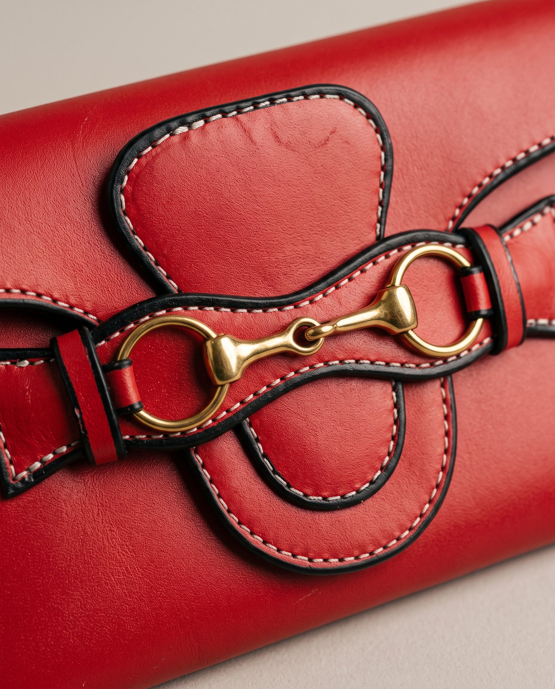 Blair Clutch - Cardinal Red