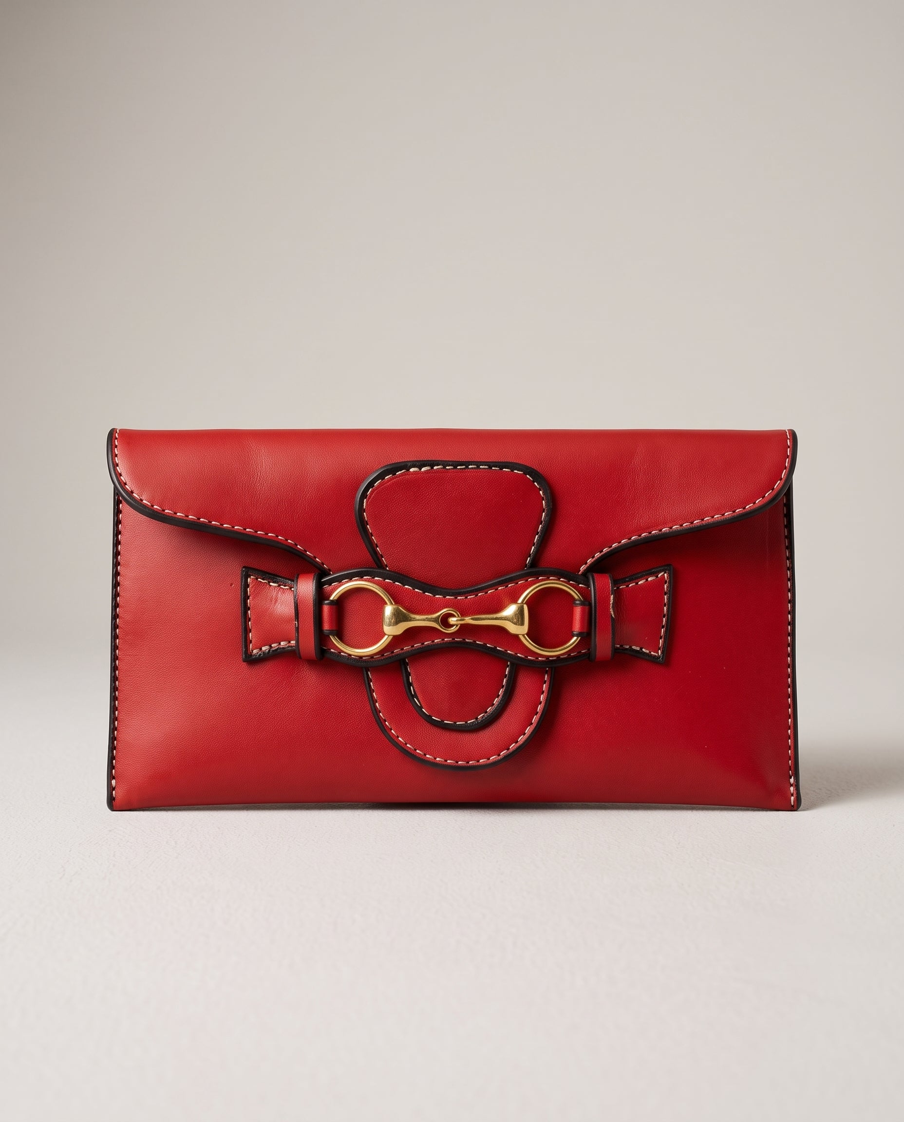 Blair Clutch - Cardinal Red