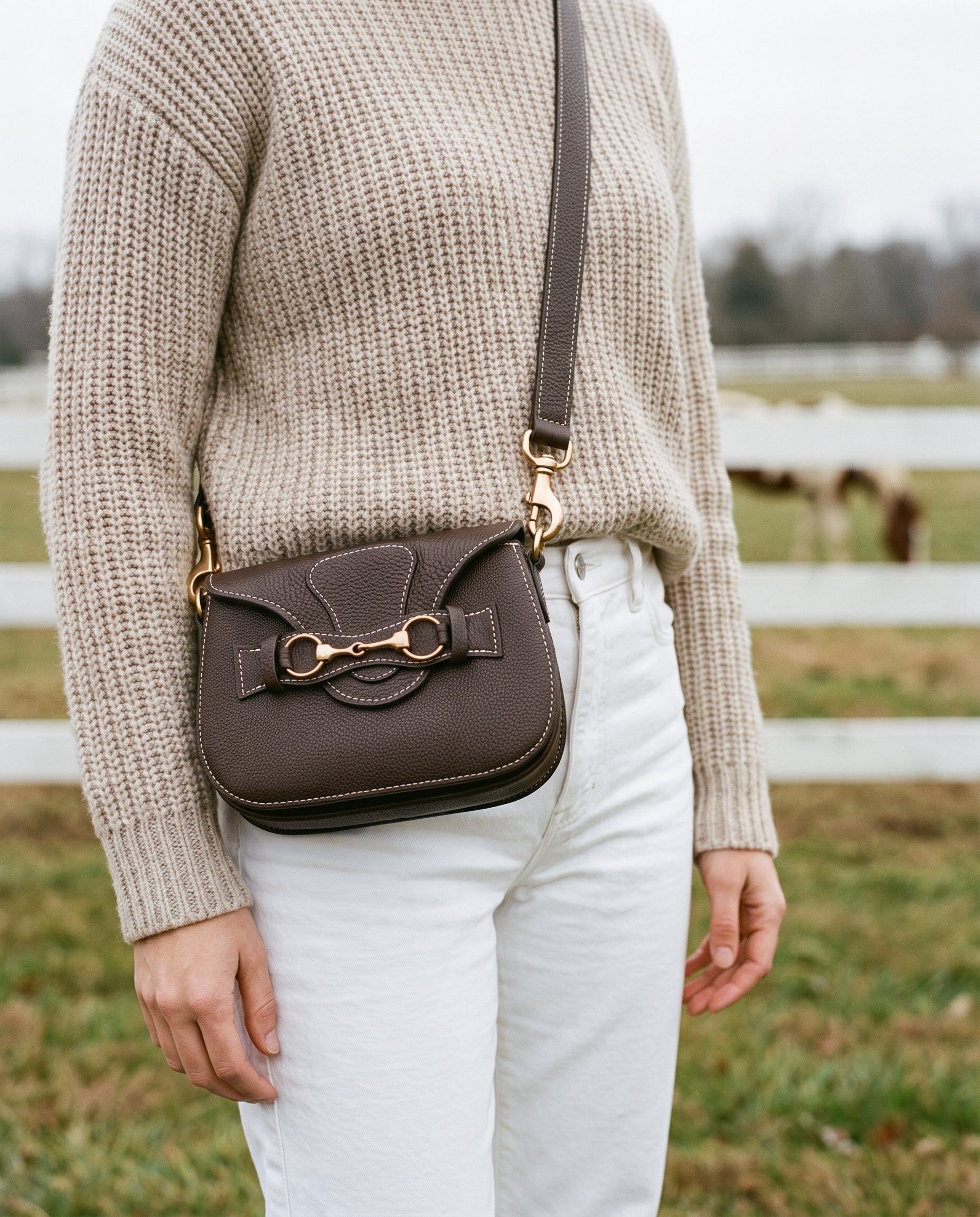 Blair Mini Crossbody - Chocolate