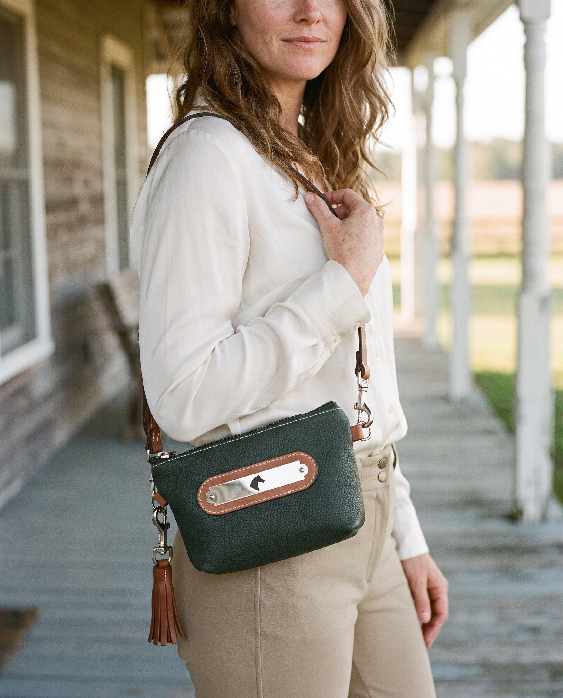 Bristol Mini Crossbody - Zucchini