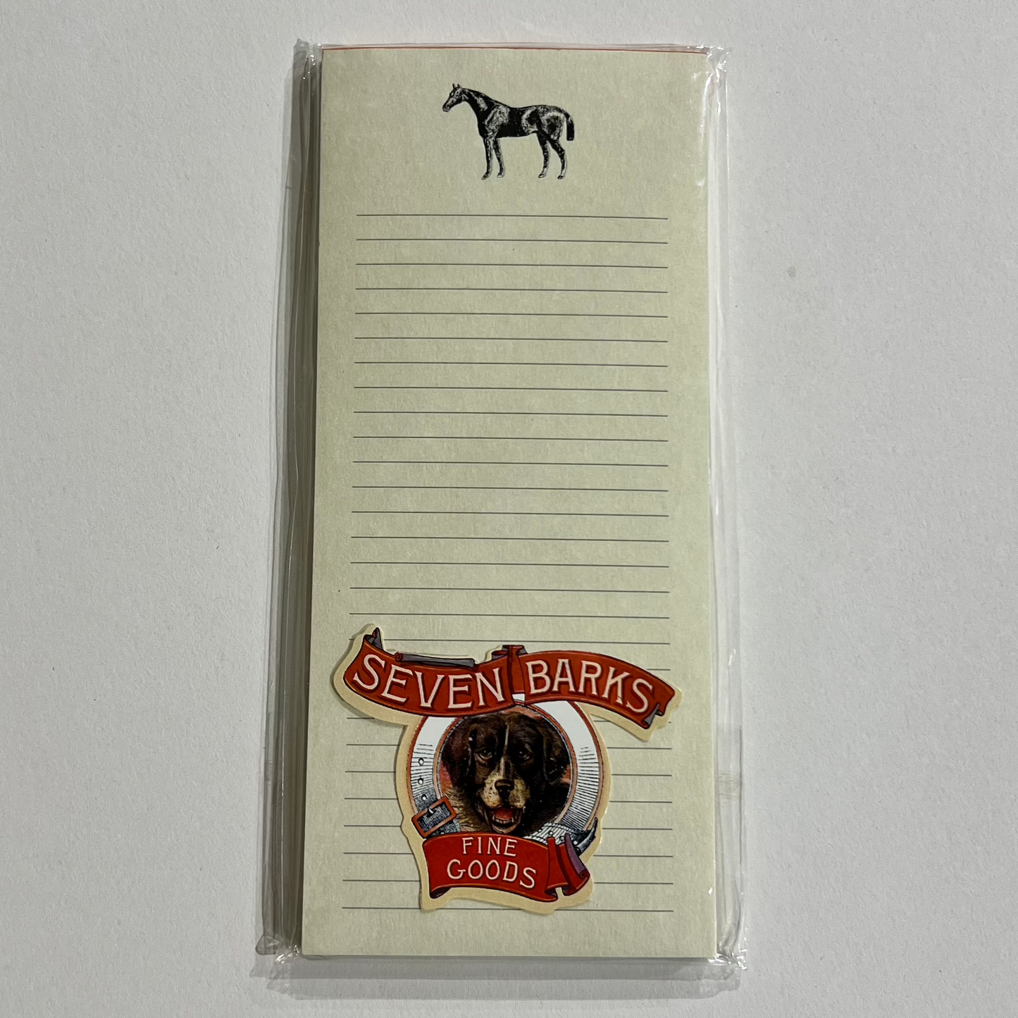 Seven Barks™ Horse Notepad (without text)