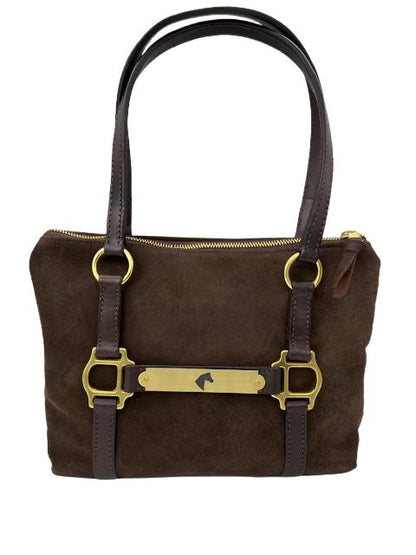 Stable Satchel in Suede