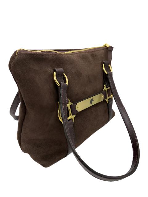 Stable Satchel in Suede