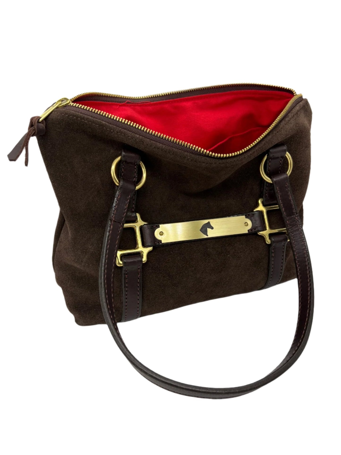 Stable Satchel in Suede