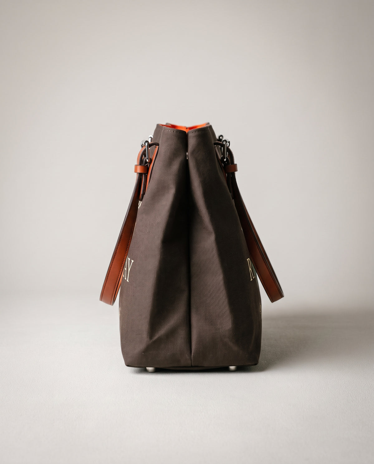 Signature Rebecca Ray Racing Tote - Chocolate