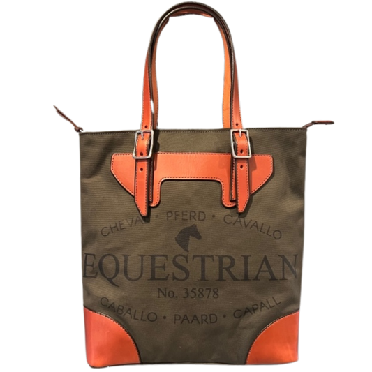Equestrian Racing Day Tote