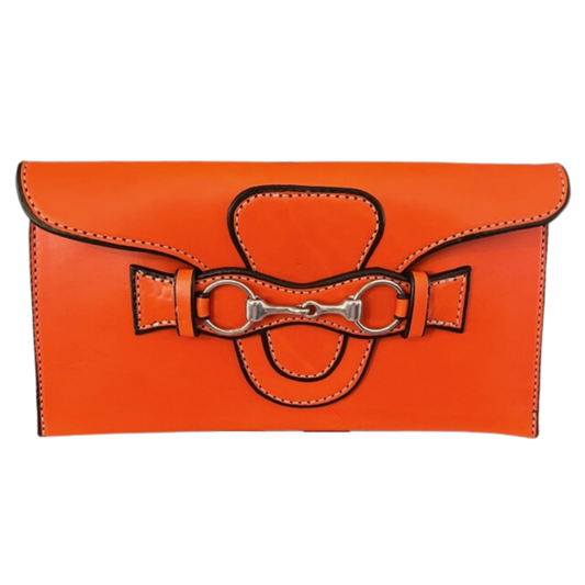 Blair Clutch in Tangerine