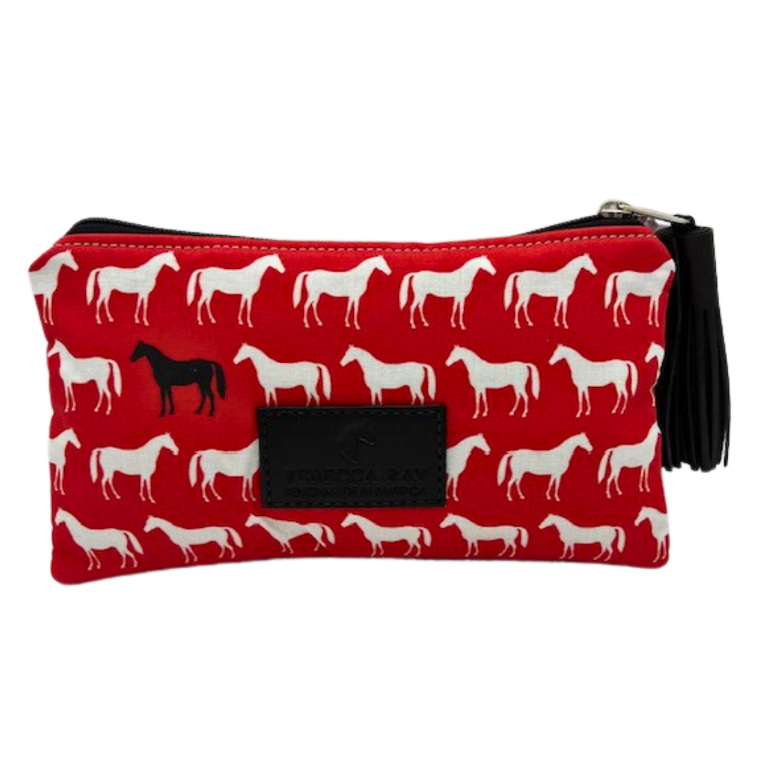 Diana Equestrian Red Tassel Clutch- Limited Edition