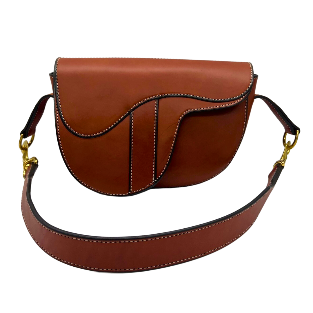 Hand Tooled Saddle Bag Leather Purse – Elk by Stephen Vaughn Leatherwo