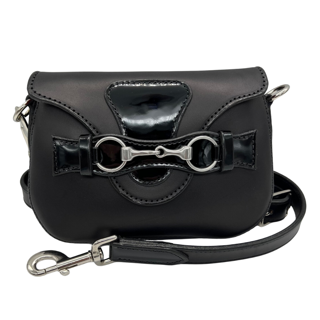 Blair Mini Crossbody Bag with Black Patent Leather - Limited Edition