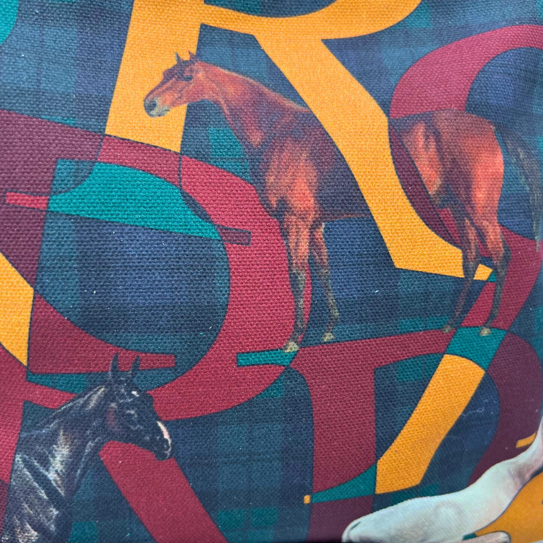 Canvas Double R Equestrian Bag