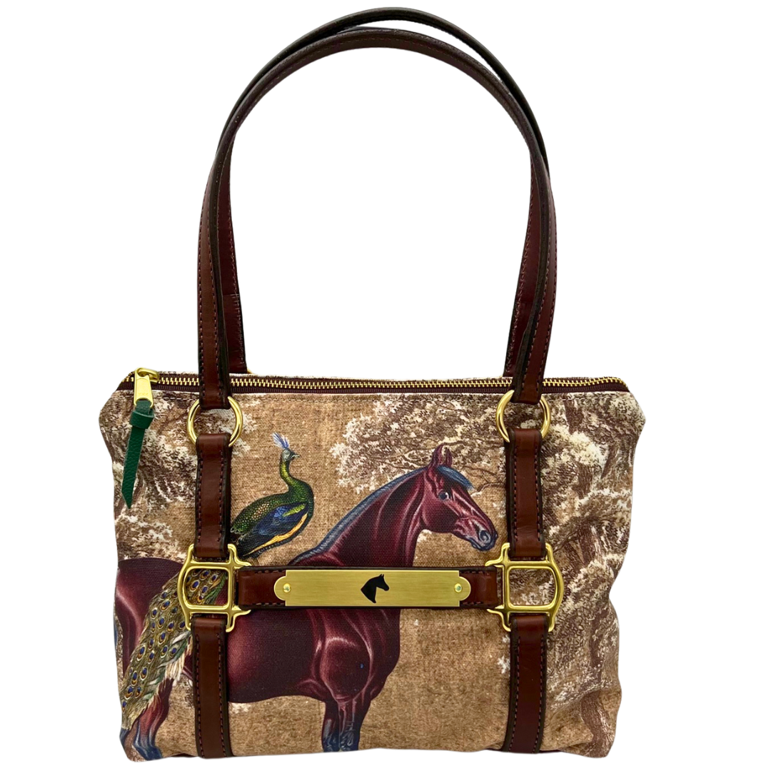 Stable Satchel in Sepia Bay Peacock