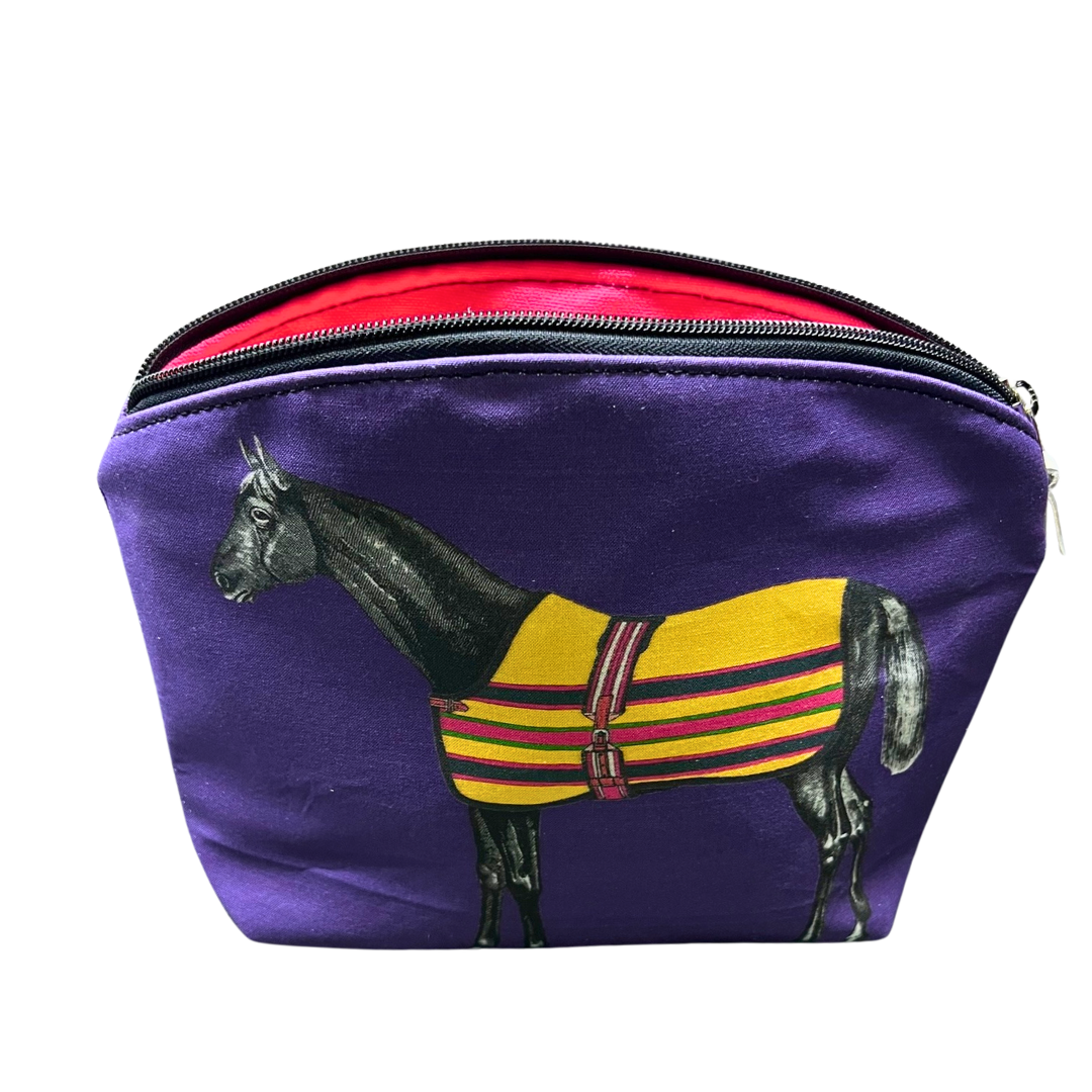 Lilly Horse Round Top Pouch