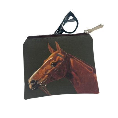 Monica Small Pouch-Chestnut Horse