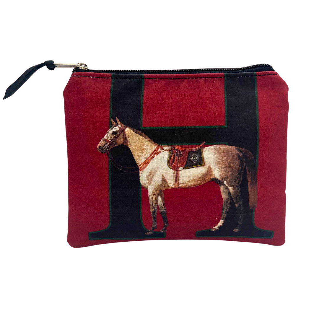 Dapple Grey Horse Small Pouch