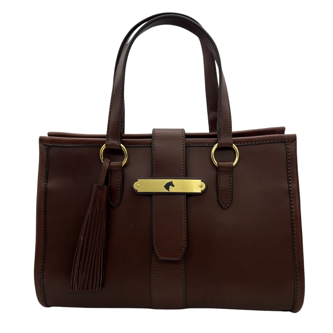 Buy K London Leather Handbag, Ladies Designer Shoulder Bag, 3 Large Main  Sections - Medium Size (KL_172_Black) at Amazon.in