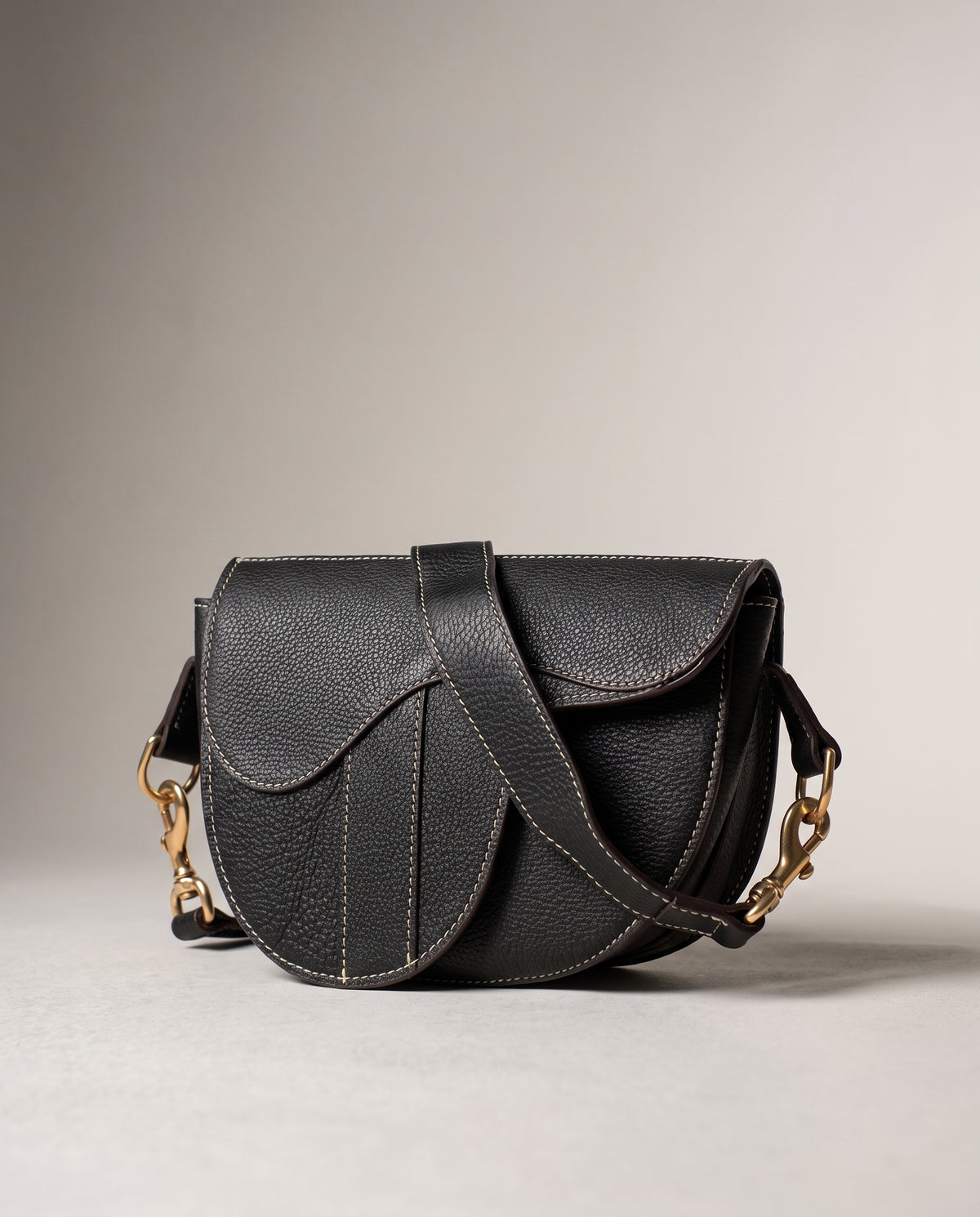 Windsor Saddle Bag - Black